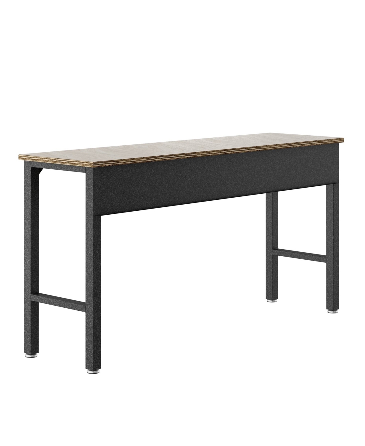 Manhattan Comfort Fortress 37.6" Metal Garage Table In Gray