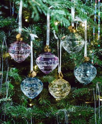 Winter Wonders Icy Blue Bauble Snowflake Ornament