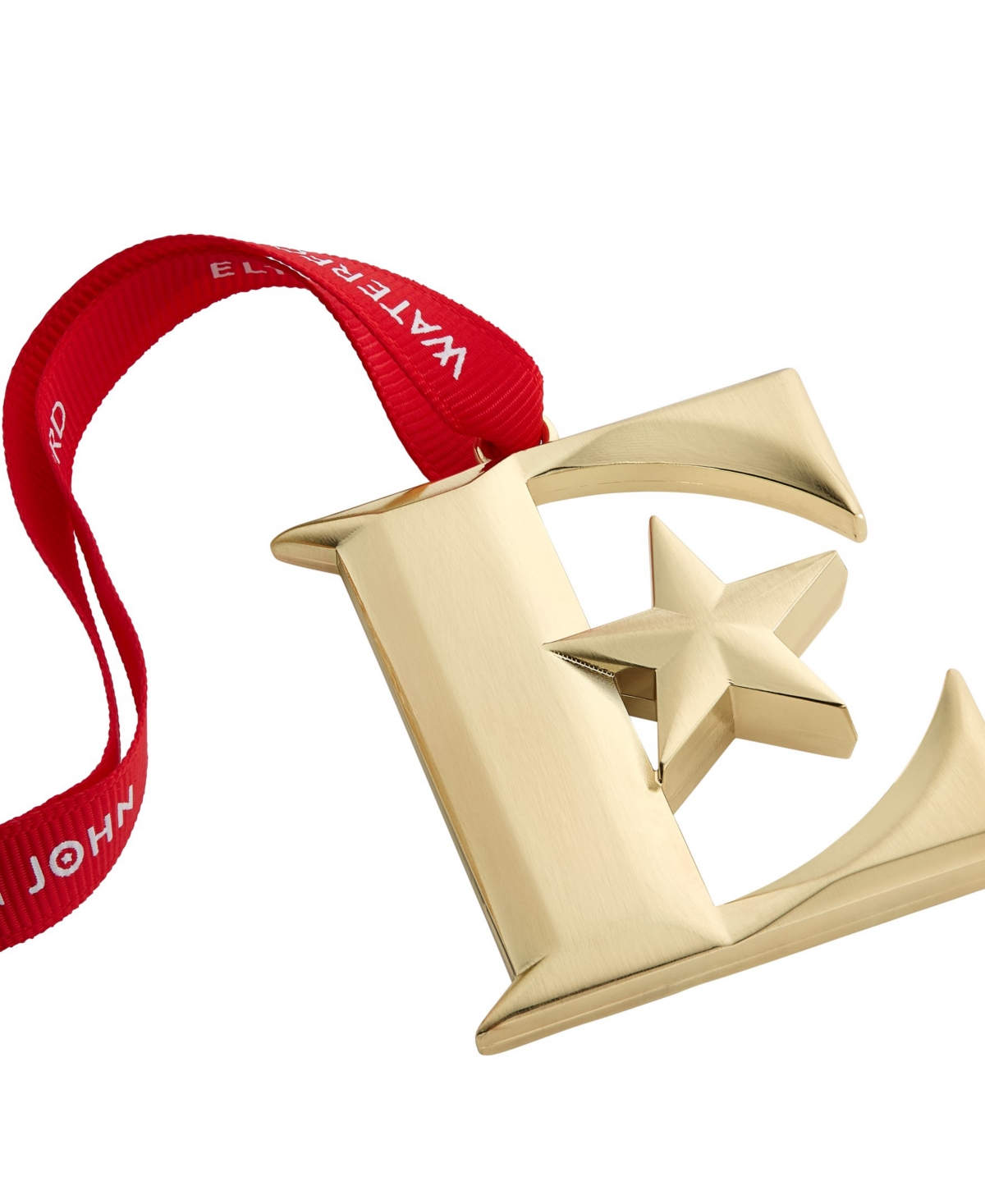 Waterford Elton John Golden E Icon Ornament In Gold