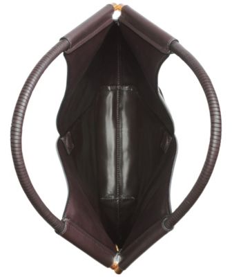 Baldwin Woven Leather Floral Shoulder Bag