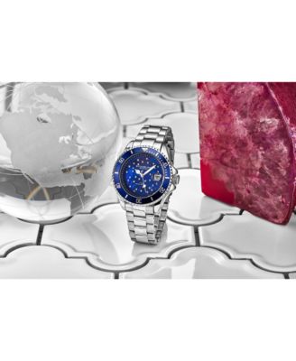 StarSea 3977 Women s Fashion Watch – Quartz Movement, 39mm Case, MOP Dial with Crystal Accents, 100M Water Resistance