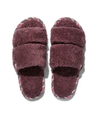 Women s Equinox Sherpa Double Strap Slippers / House Shoes