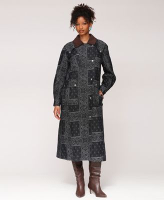 Women's Asymmetrical Utility Trench Coat