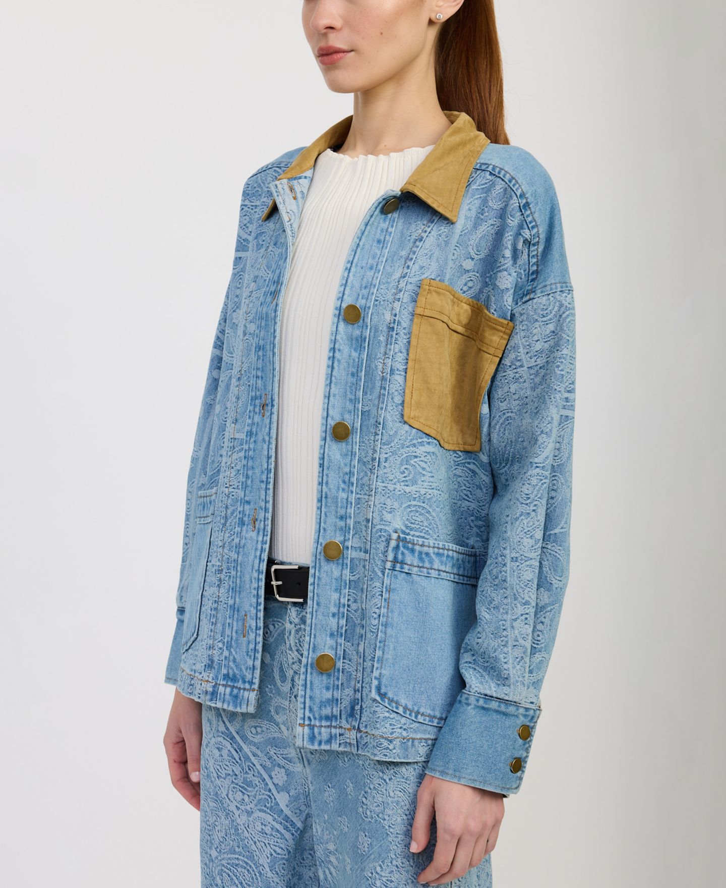 Женская куртка En Saison Tarak Long Sleeves, цвет: Светлый синий — фото 3