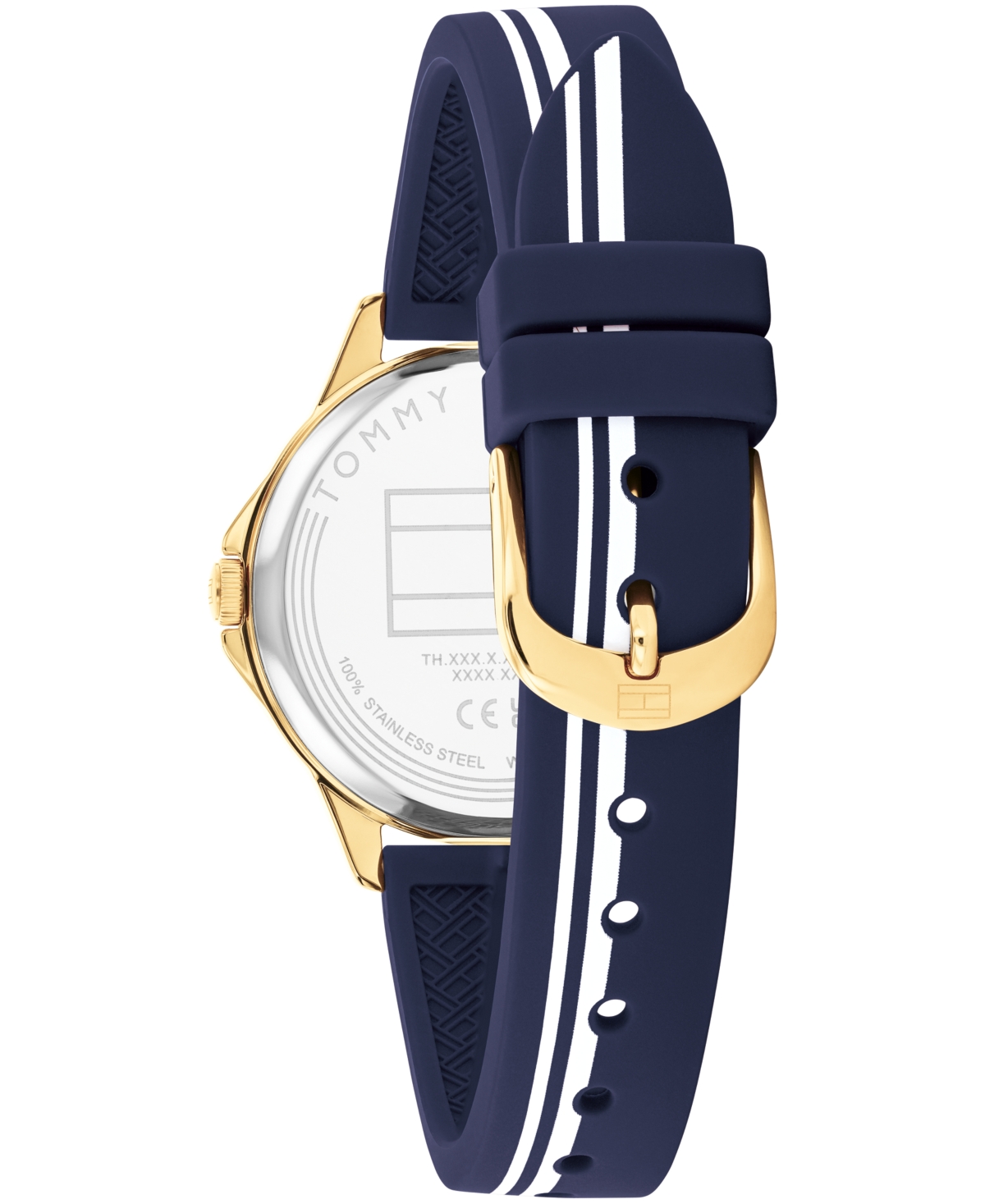 Tommy Hilfiger Women's Quartz Navy Silicone Strap Watch, 34mm