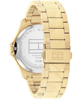 Men's Quartz Gold Tone Stainless Steel Bracelet Watch, 42mm