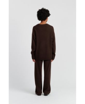 Women's Pure Cashmere Crew Neck Sweater