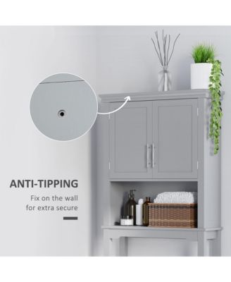 Space-Saving Bathroom Organizer Cabinet for Towels and Essentials