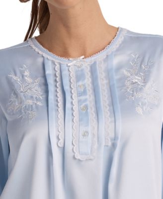 Petite Round Neck Long Sleepwear Gown