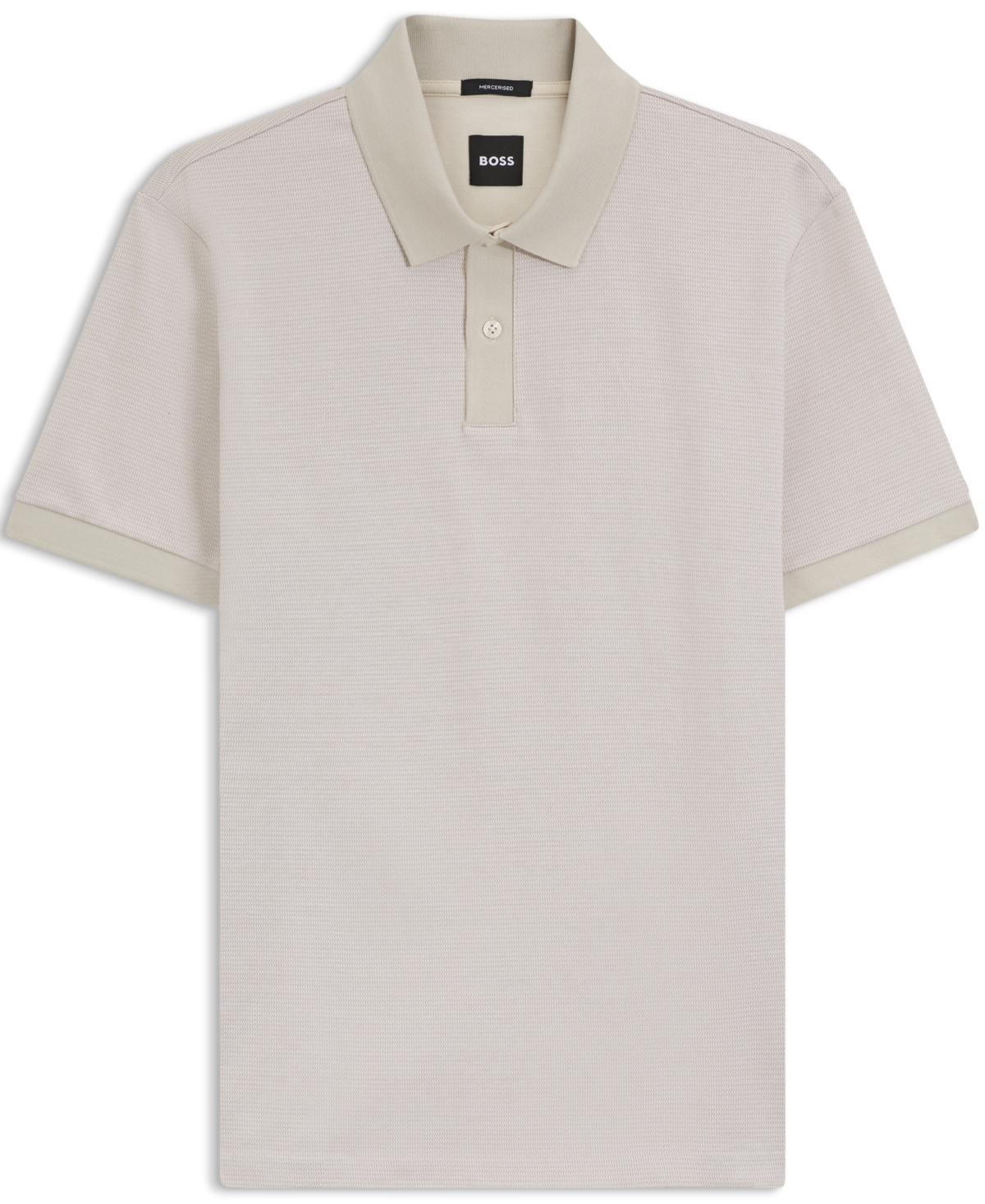 Boss by Hugo Men's Mercerized-Cotton Polo Shirt