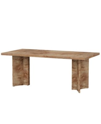 Computer Desk - Home Office Desk with 5 Drawers, 55" Sturdy Office Desk with File Cabinet,Writing Study Table Workstation with Printer Stand for Small Spaces