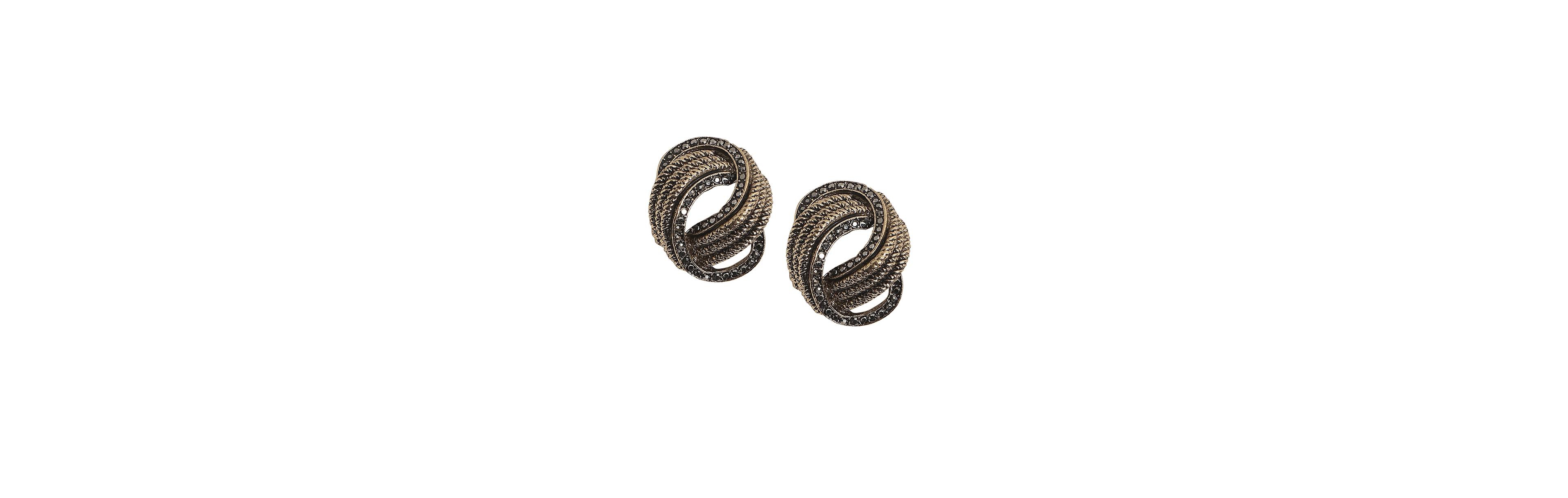 Sohi Twisted Rope Drop Earrings