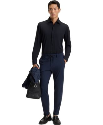 Men's Performance-Stretch Slim-Fit Dress Shirt
