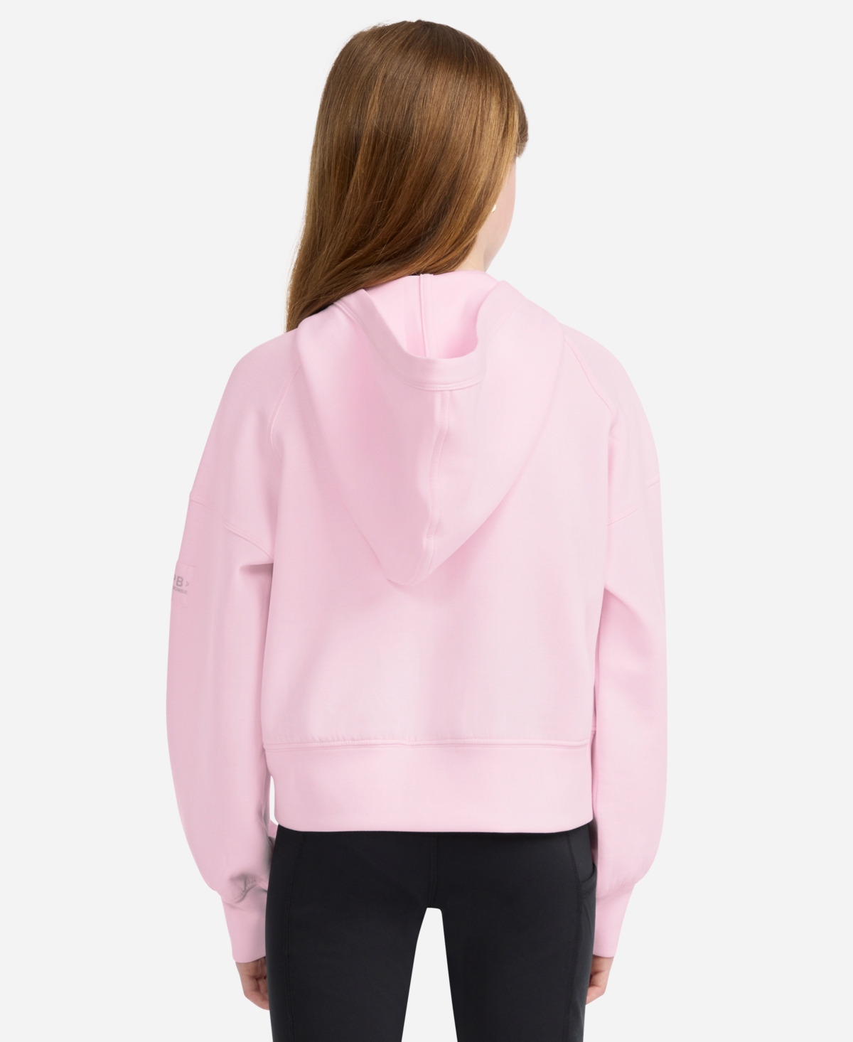 Abercrombie Girls Ypb Neoknit Full-zip Hoodie In Pink
