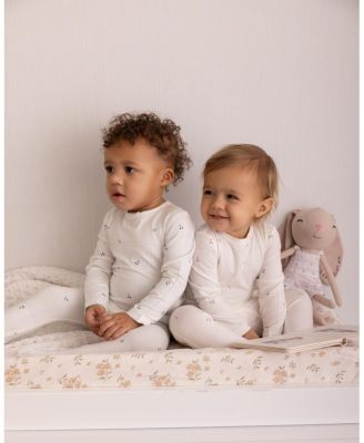 Baby "Berry Sweet" Modal Blend Tonal Plaid Footie