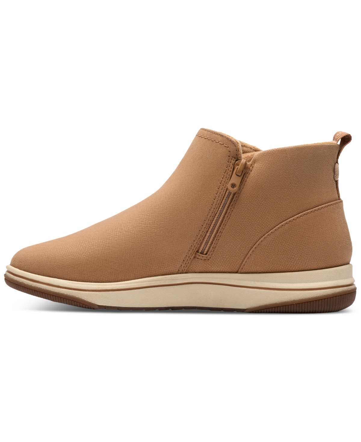 Clarks Cloudsteppers Women's Breeze Derby Wedge Booties In Brown