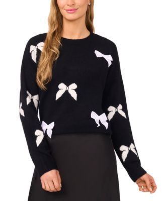 Women's Bow Appliqu&eacute; Sweater