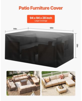 Heavy Duty Patio Furniture Cover 420D for Table, Chairs, and Sofa Set