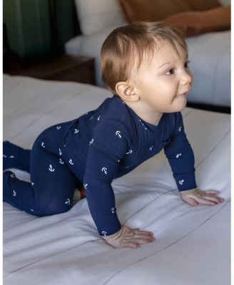 Baby and Toddler Boys "Seas The Day" Rayon Blend Footie