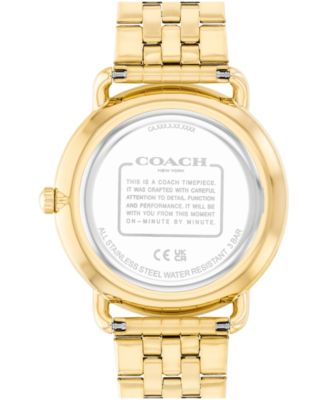 Men's Elliot Gold Tone Stainless Steel Bracelet Watch, 43mm