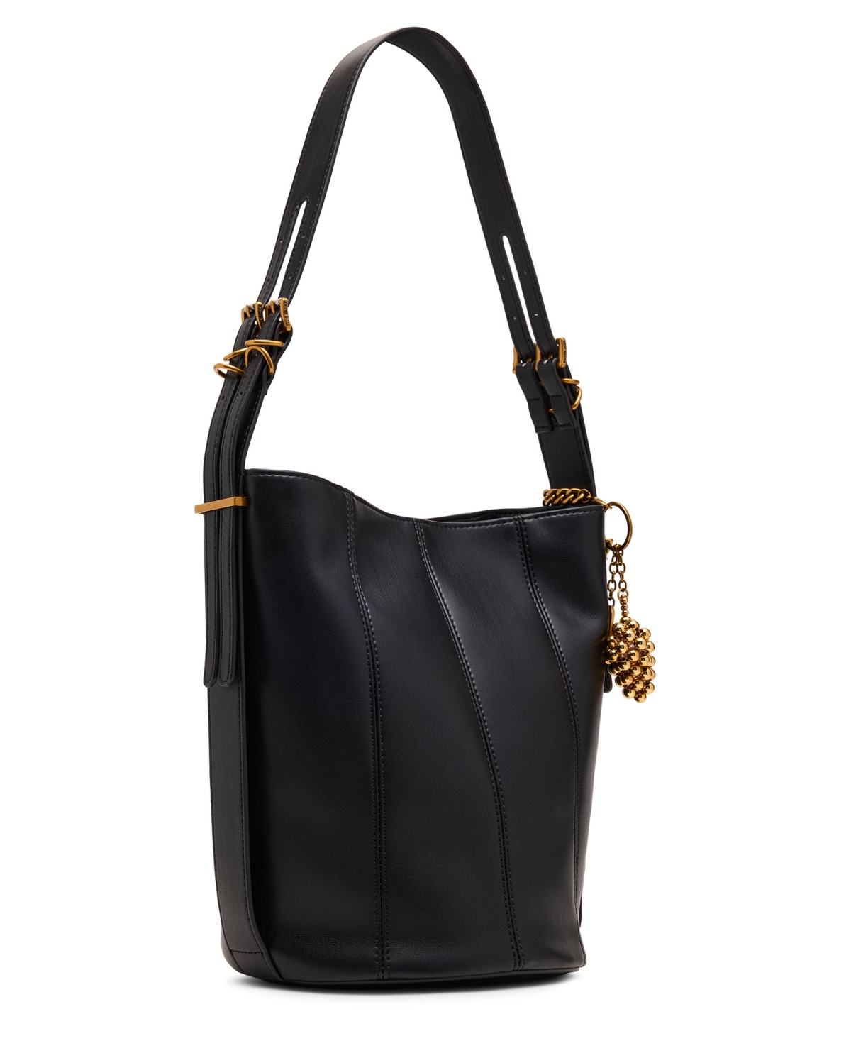 Steve Madden Bharloe Mini Bucket Bag In Black