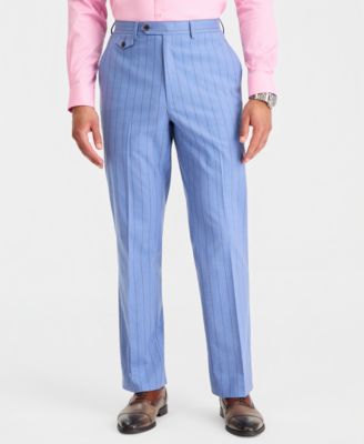 Men's Classic-Fit Blue Stripe Suit Separates Pants