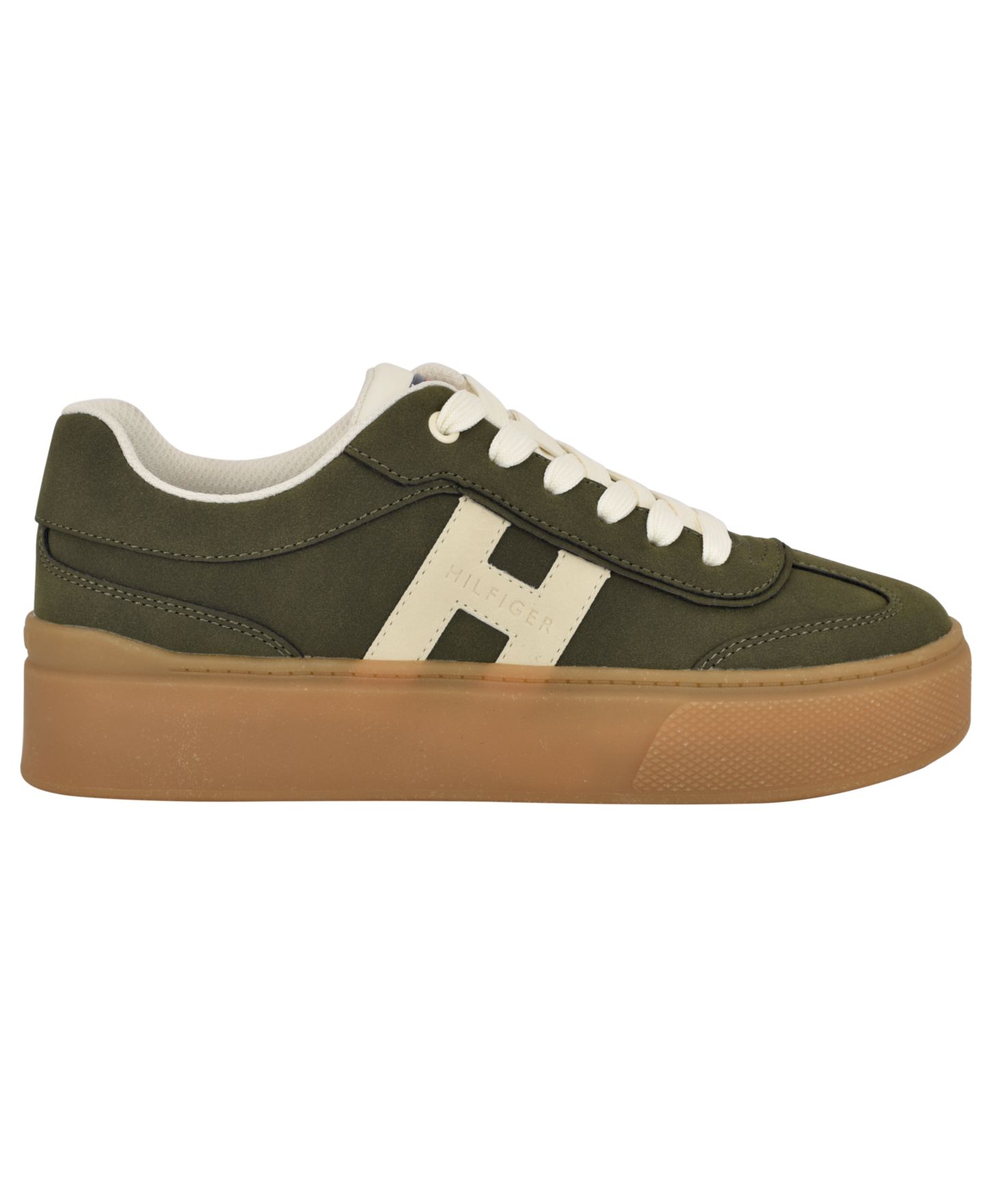Женские кроссовки Tommy Hilfiger Celmi Lace-Up Fashion, цвет: Зелёный — фото 2