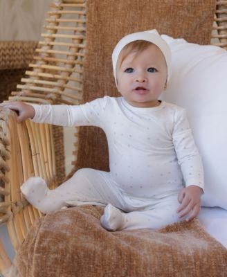 Baby Girls Polka Dot Footie