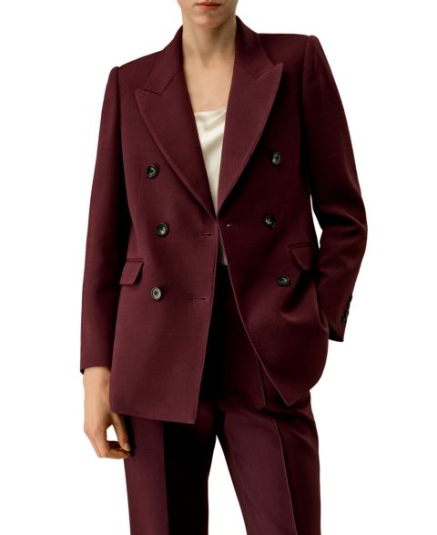 Женские пиджаки LILYSILK Women's Double Breasted Lapel Blazer