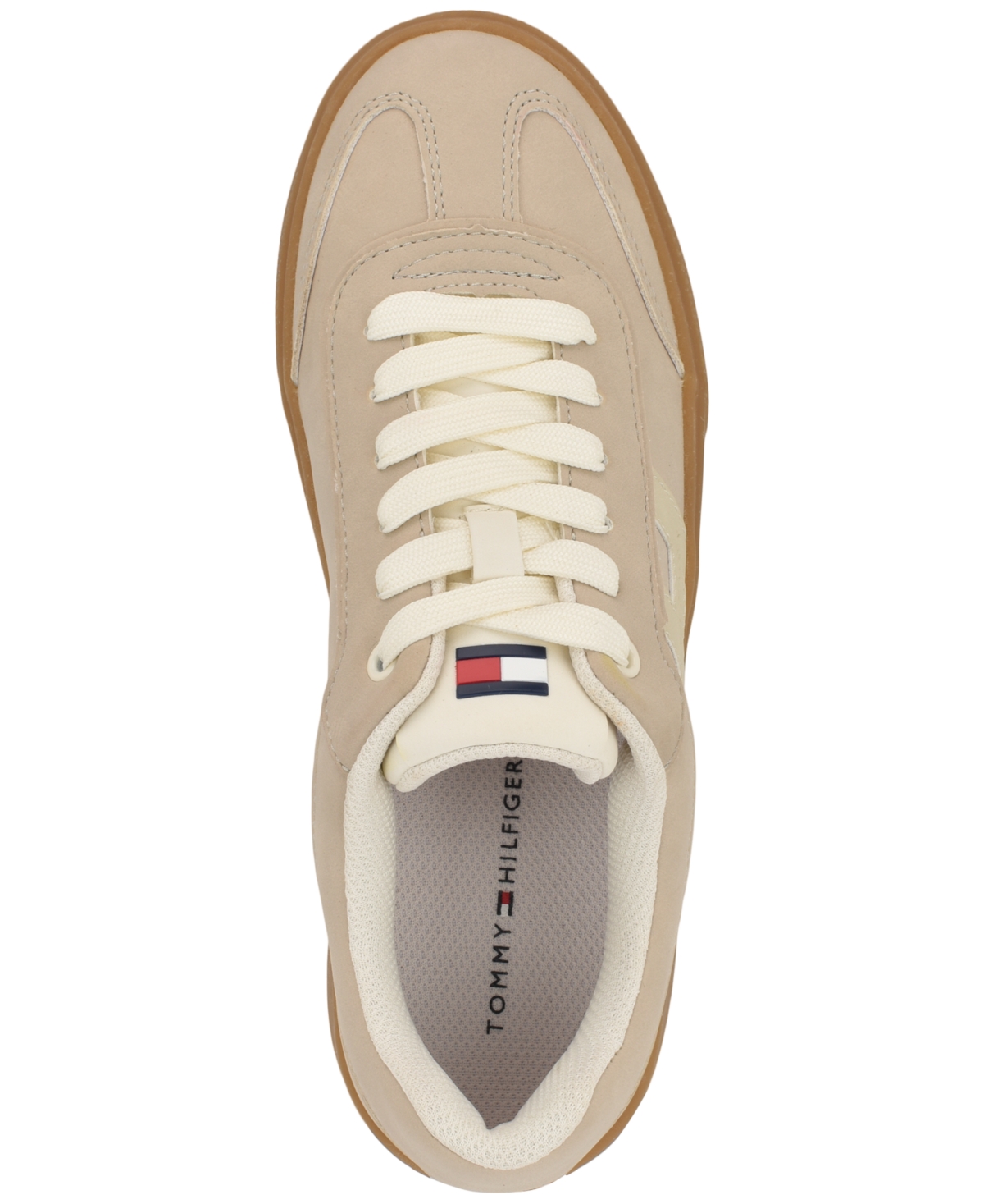 Tommy Hilfiger Women's Celmi Lace-up Fashion Sneakers In Neutral