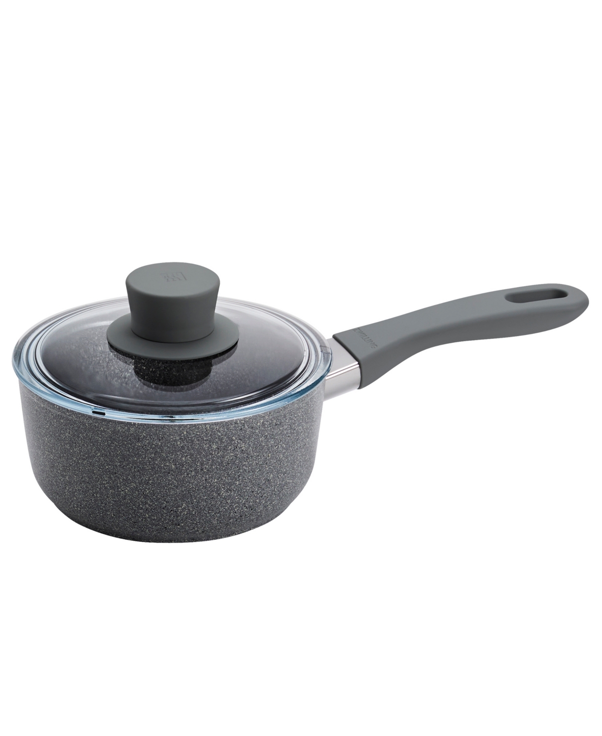 Zwilling Parma Plus Ceramic Nonstick 1.5-quart Sauce Pan With Lid In Gray