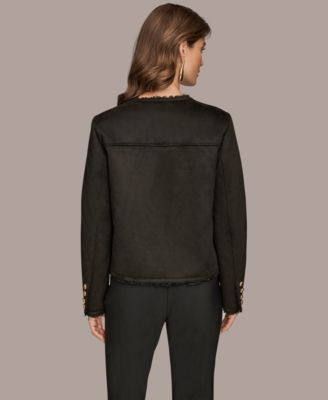 Women's Button Front Boxy Coat