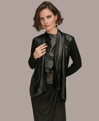 Women's Button Placket Flyaway Jacket