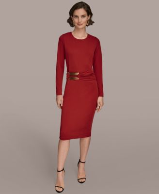 Women's Long Sleeve Wrap Dress