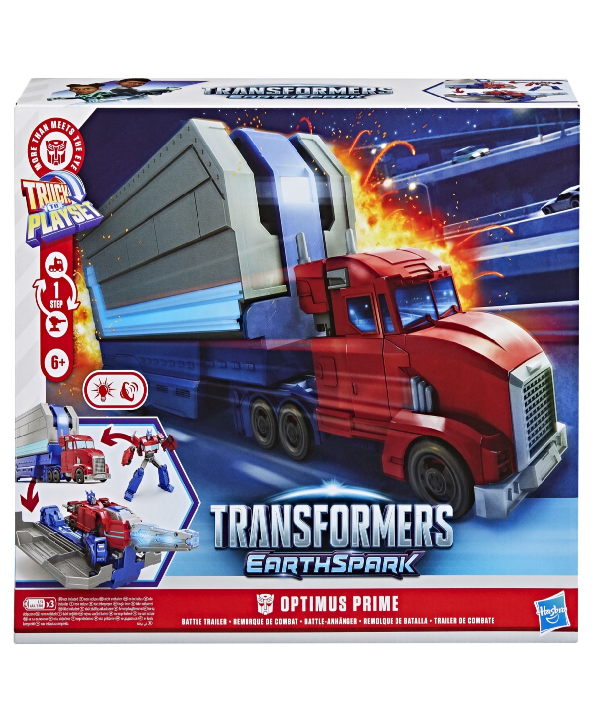 Transformers Earthspark Optimus Prime Battle Trailer In Multi