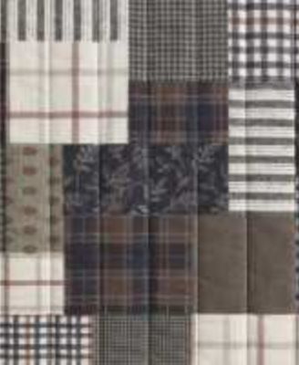 Antique Cotton Reversible 3-Pc. Quilt Set, King