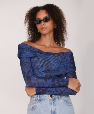 Women's Off-The-Shoulder Bodysuit Top