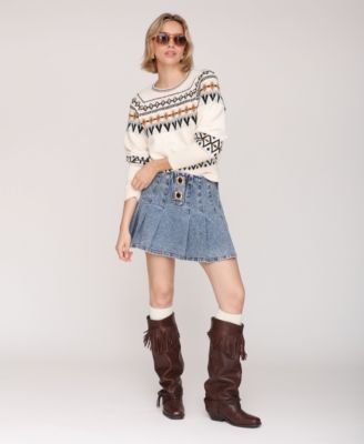 Women's Balloon Sleeves Sweater