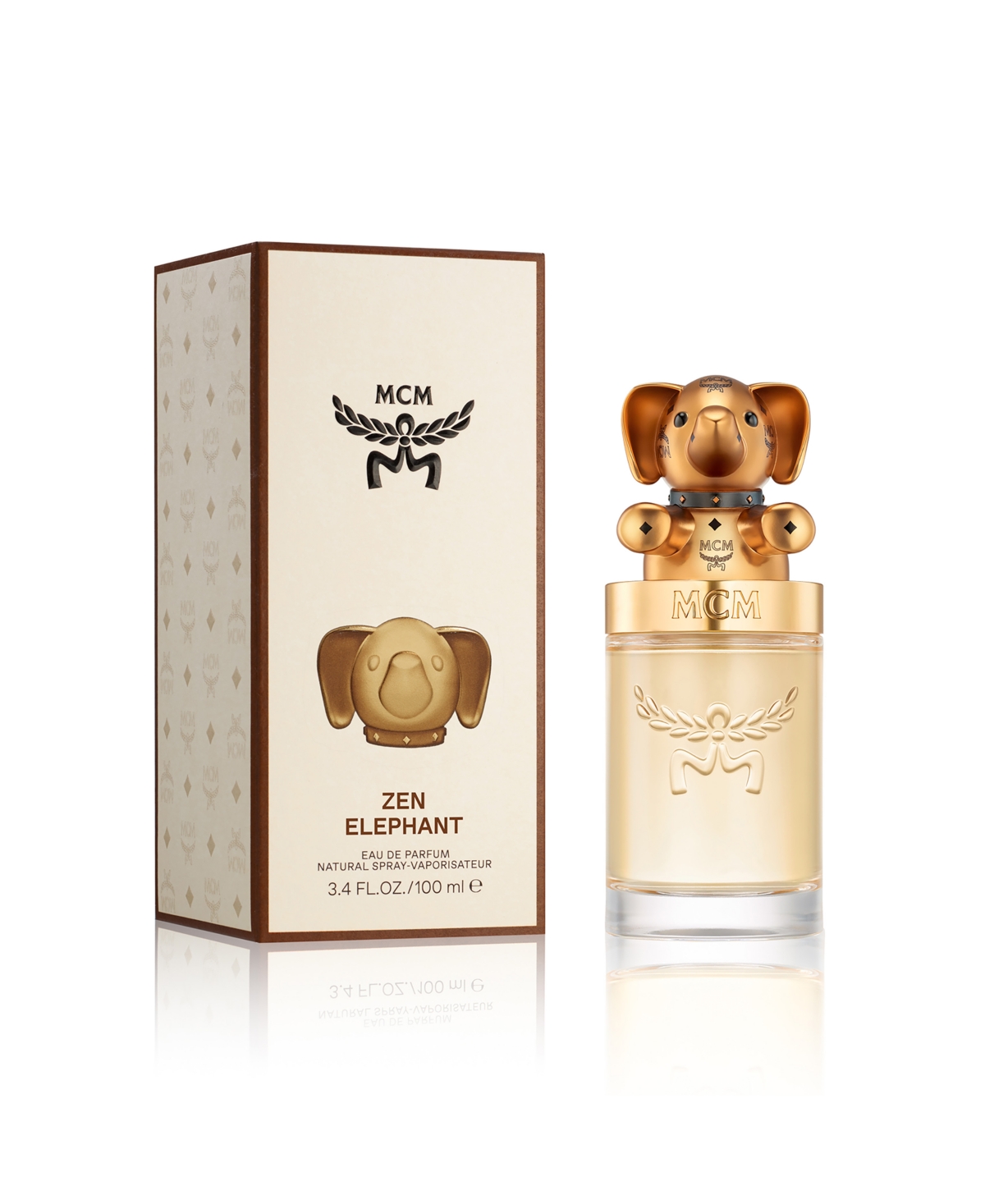 Mcm Collection Zen Elephant Eau De Parfum, 3.4 Oz. In Transparent