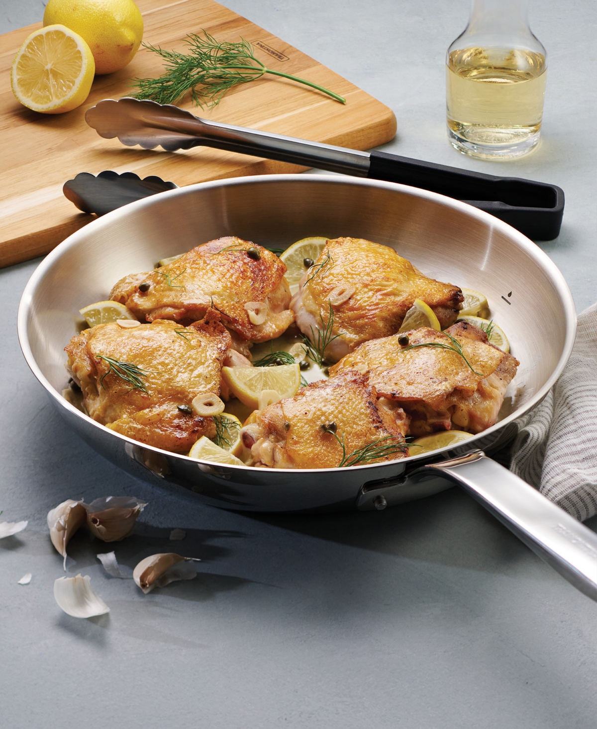 Tramontina Tempo Tri-Ply Base Stainless Steel 12" Large Frying Pan