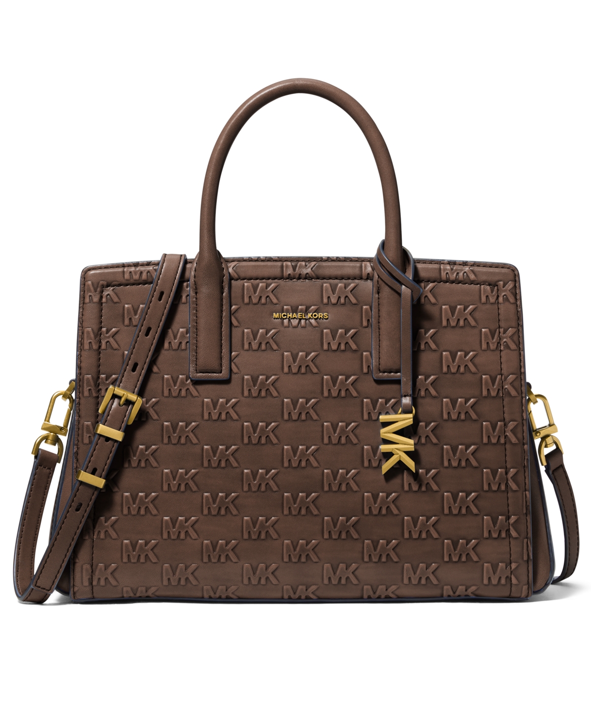 Michael Kors Women's Laila Medium Satchel Bag In Brown