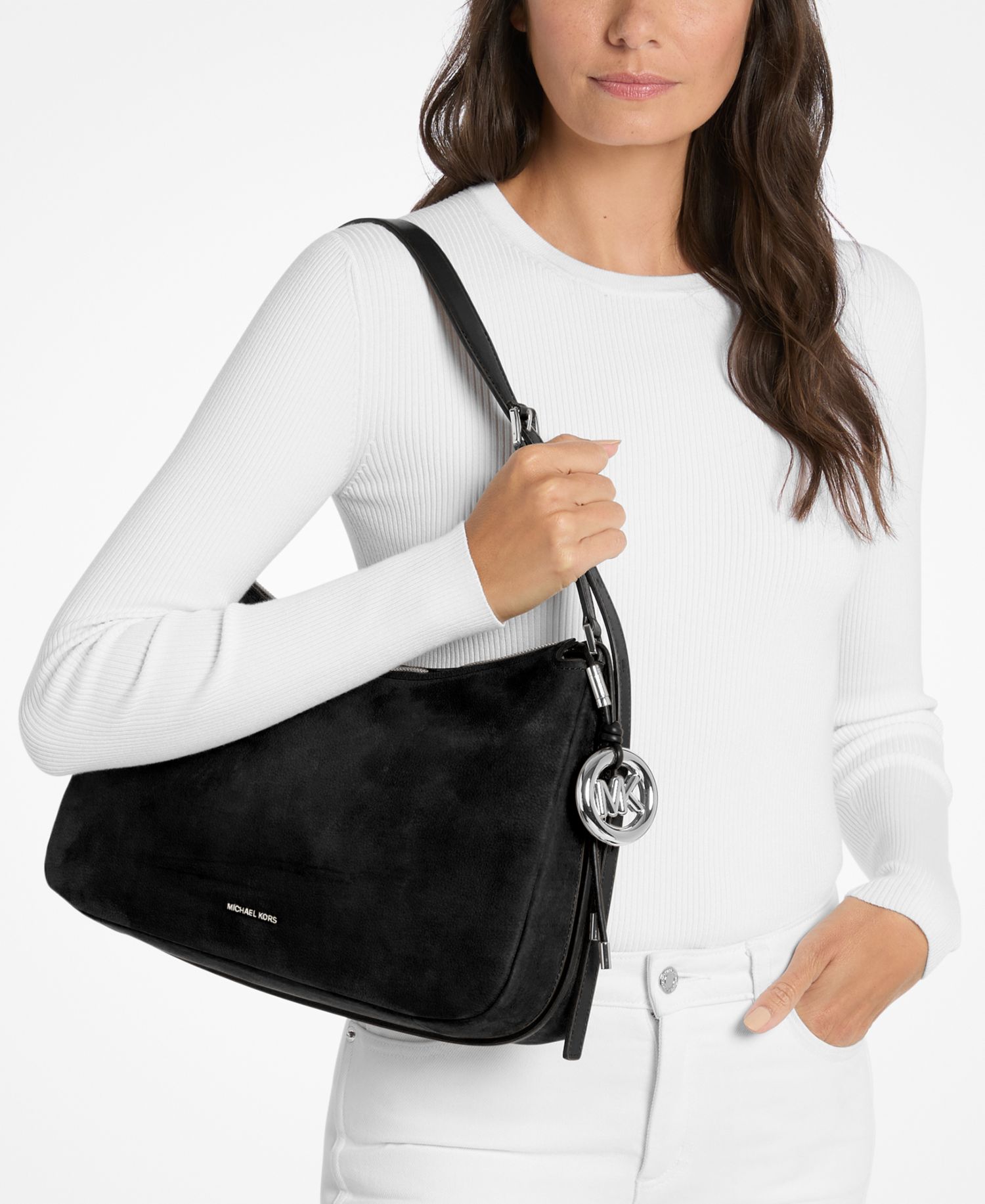 Michael Kors Nolita Medium Top-Zip Convertible Shoulder Bag