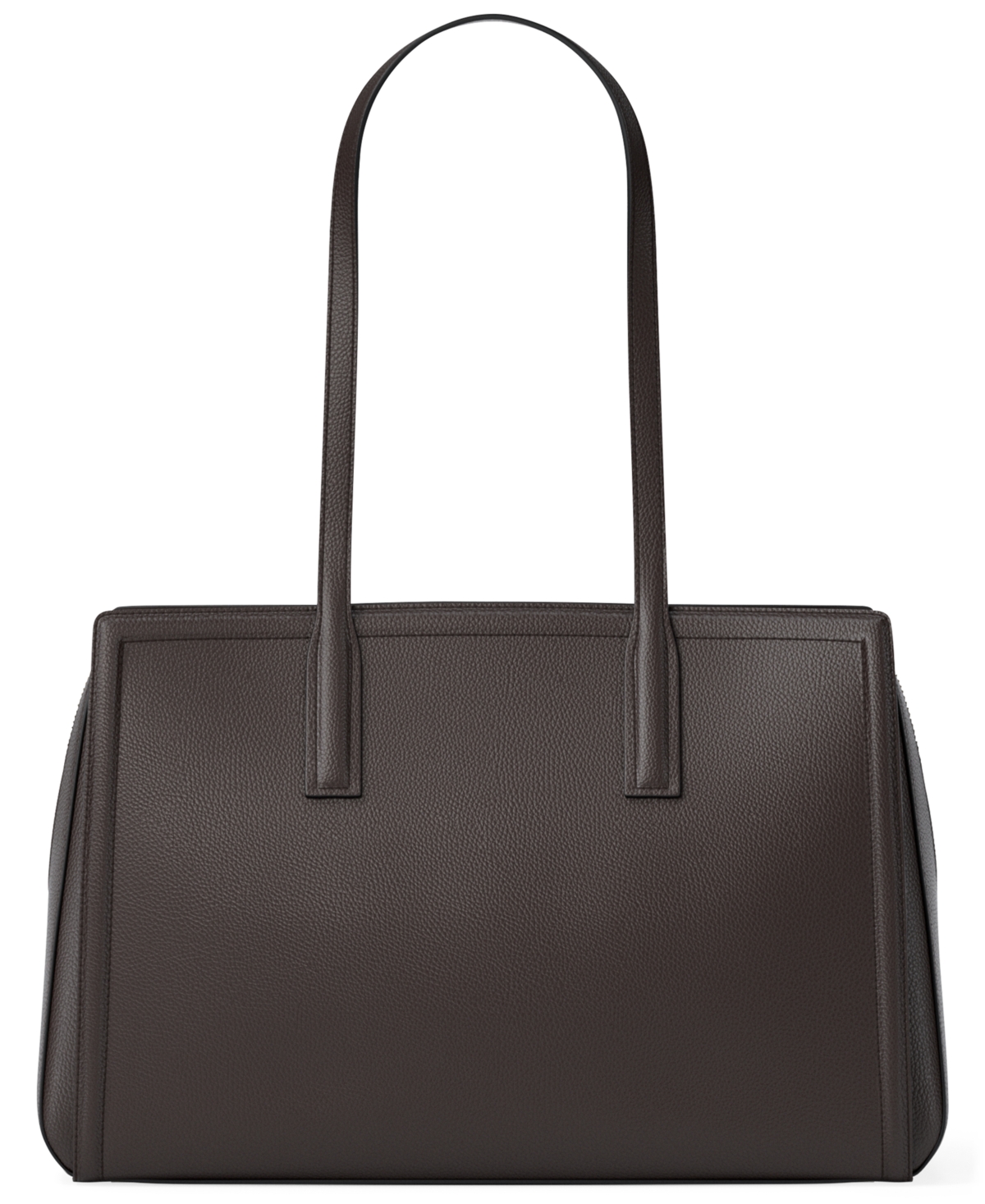 Michael Kors Michael  Laila Medium Leather Tote In Brown