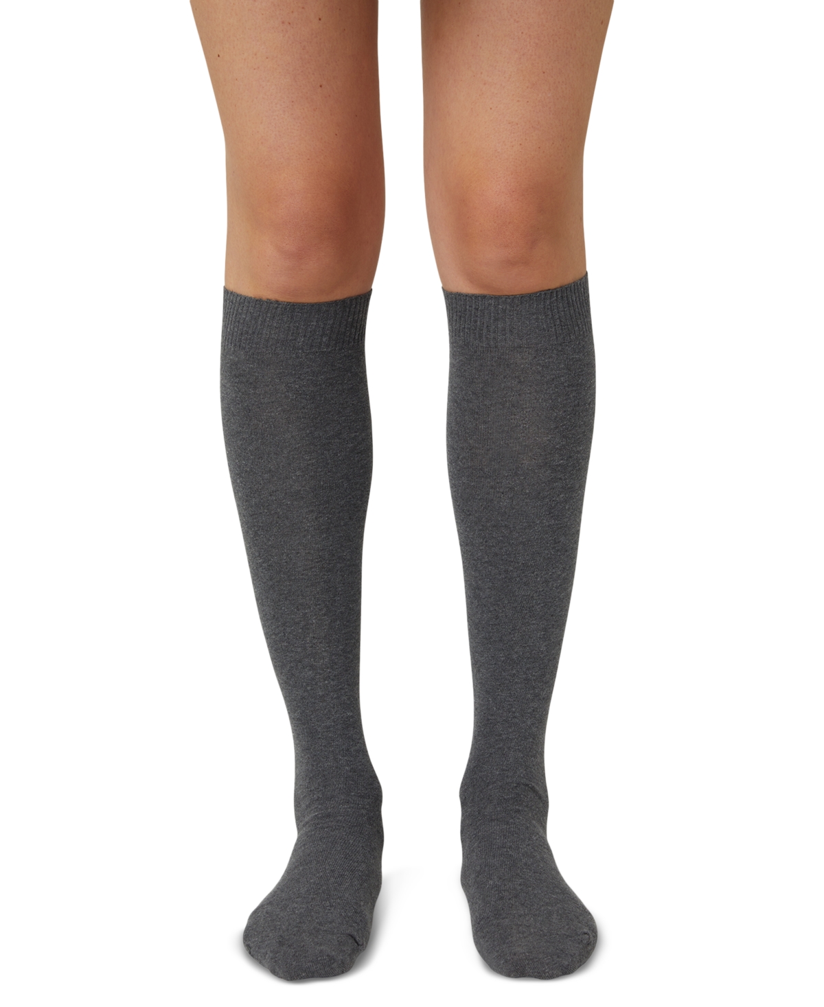 Hue Women's Flat Knit Knee High Socks 3 Pair Pack
