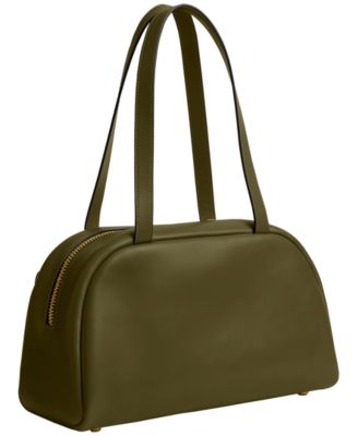 Originals Twin Turnlock Medium Waxed Leather Bag 