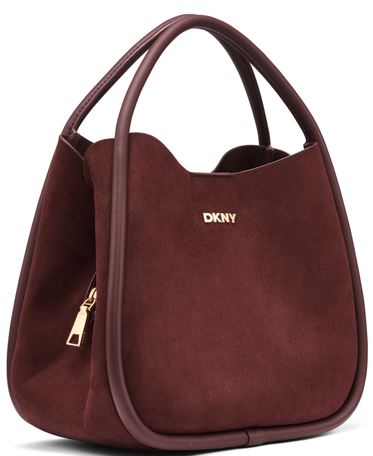 Dkny Women's Medium Hobo Crossbody Handbag In Brown