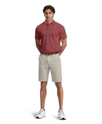 Men's Airflux Solid Mesh Short Sleeve Golf Polo Shirt