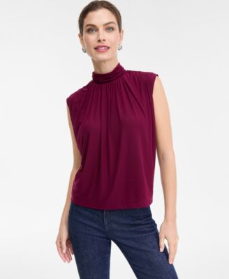 Women's Mock-Neck Tank Top, Macy's Exclusive