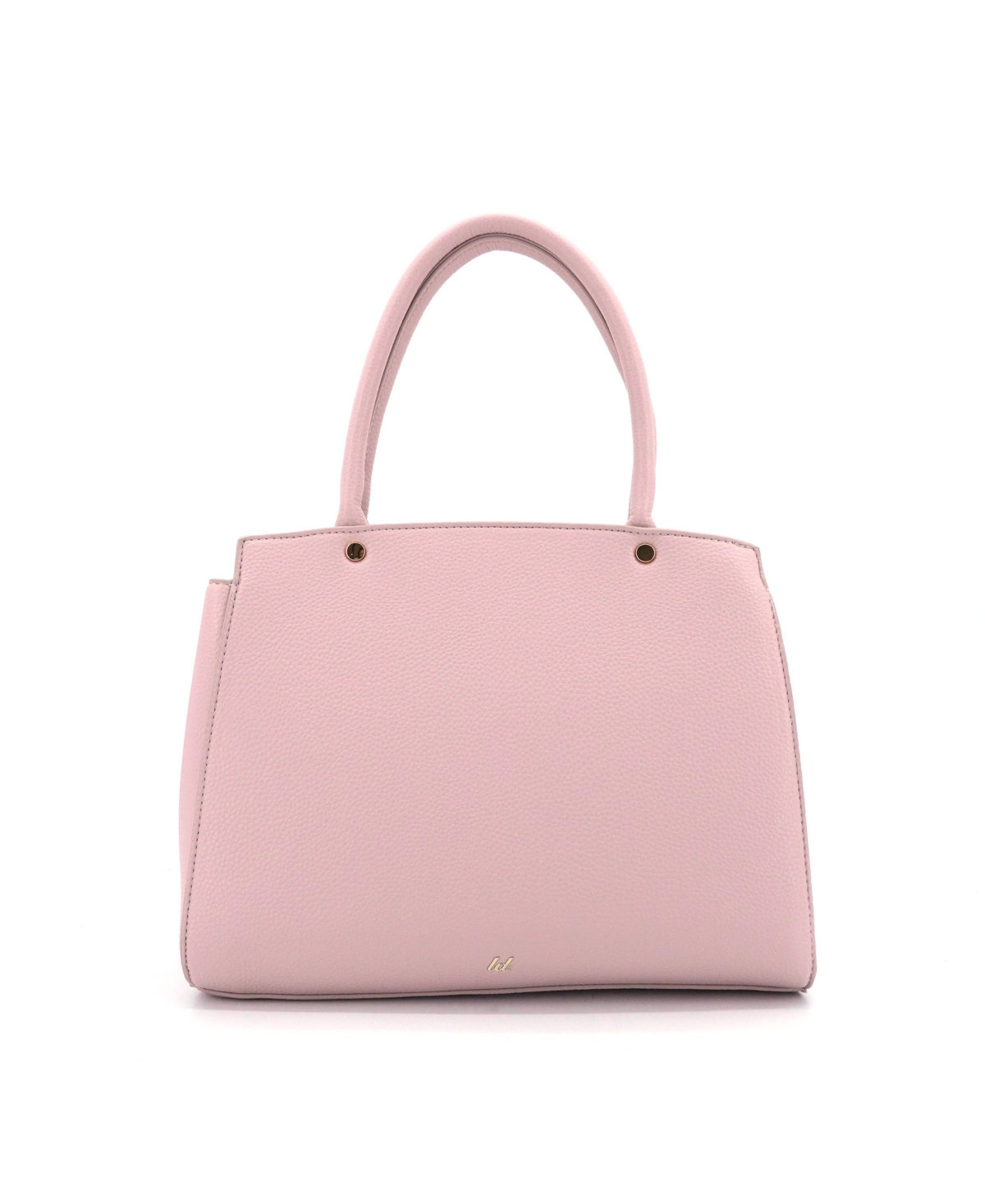 Like Dreams Park Double Bowtie Zipper Satchel Bag In Pink