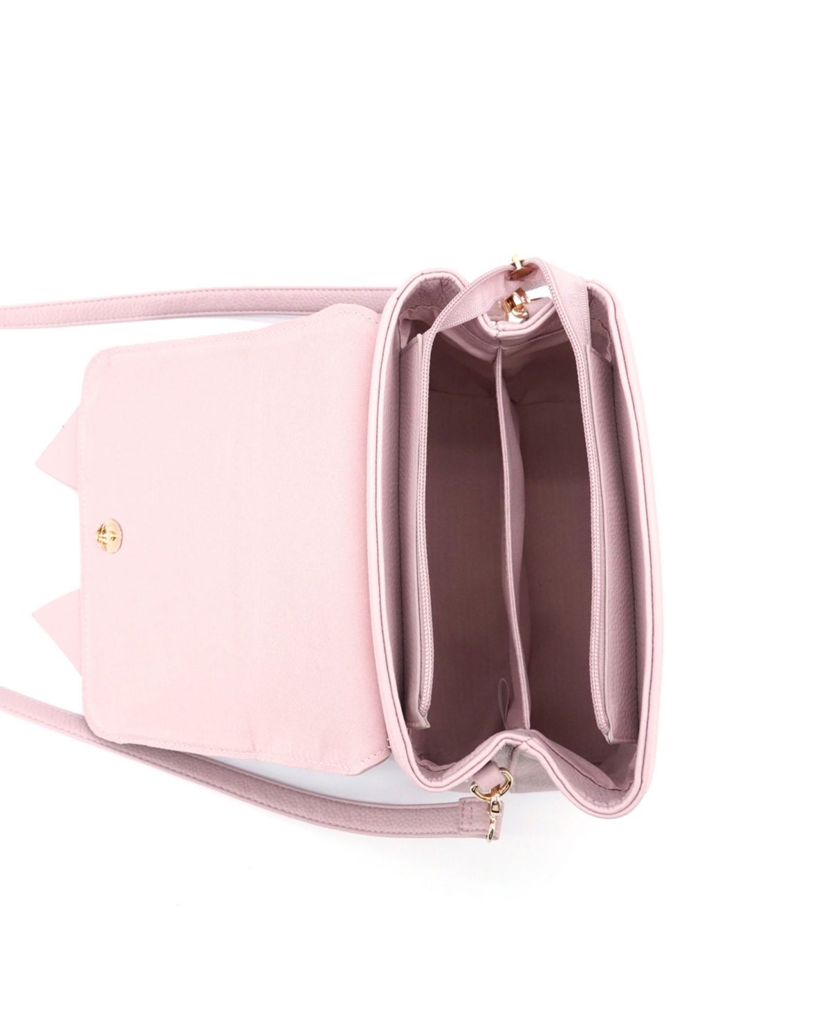 Like Dreams Double Bow Magnetic Crossbody Bag In Pink